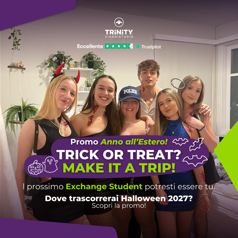 A ottobre niente dolcetto o scherzetto, &egrave; tutto reale! Nuova promo ANNO ALL'ESTERO! SCOPRI l'OFFERTA! &raquo;